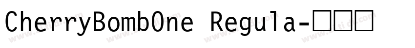 CherryBomb0ne Regula字体转换